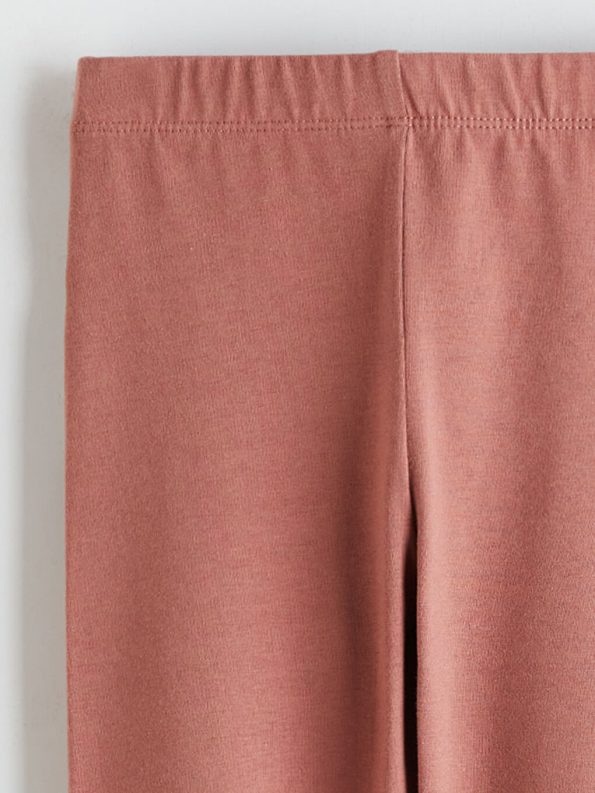 LCW Kids Brown Elastic Waist Girls Leggings