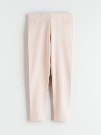 LCW Kids Beige Girls' Elastic Waist Leggings 2-Pack