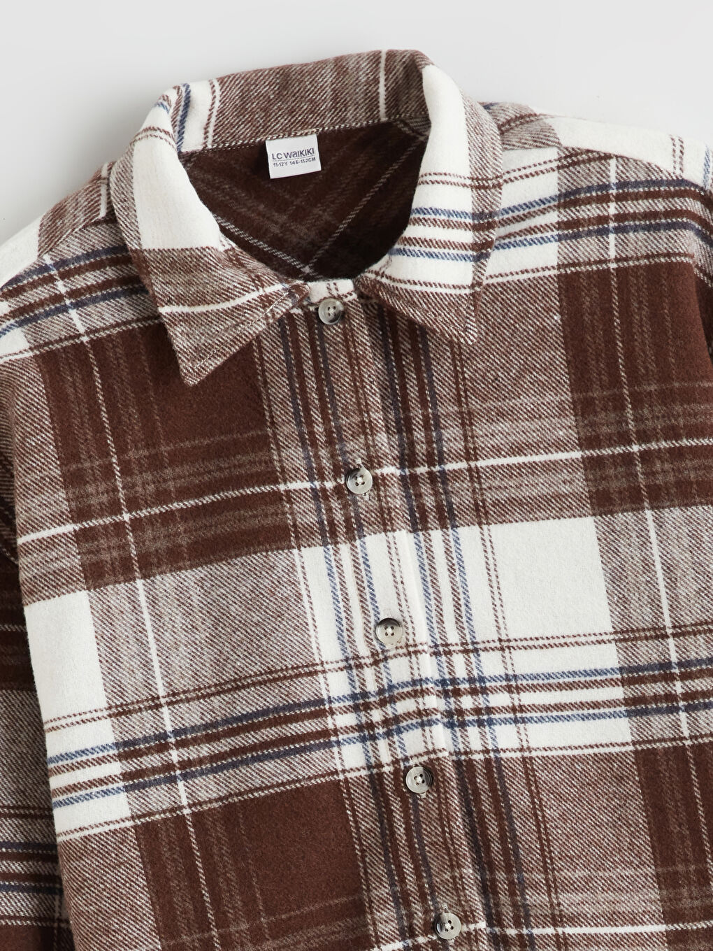l_20252-w5n403z4-llk_a1.jpg LCW Kids Brown Checkered Shirt for Girls