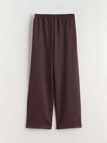 LCW Kids Purple Elastic Waistband Girls Sweatpants