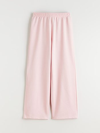 LCW Kids Pink Elastic Waist Girls Sweatpants