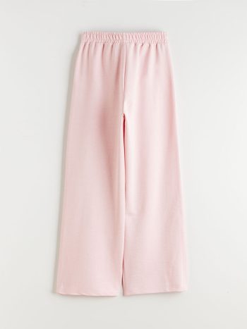 LCW Kids Pink Elastic Waist Girls Sweatpants