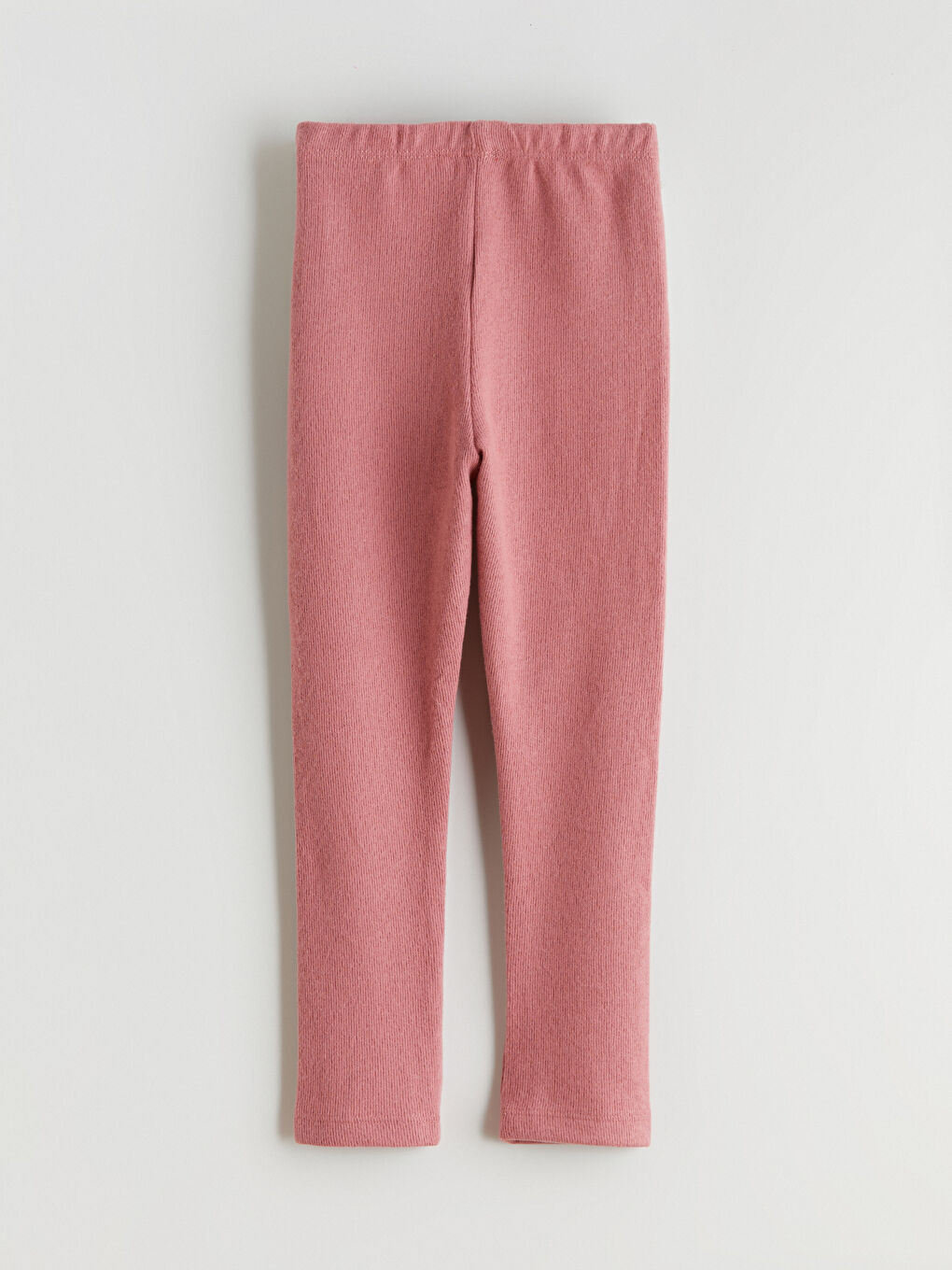 l_20252-w5nc25z1-gpv_a2.jpg LCW Kids Pink Elastic Waist Long Leggings for Girls