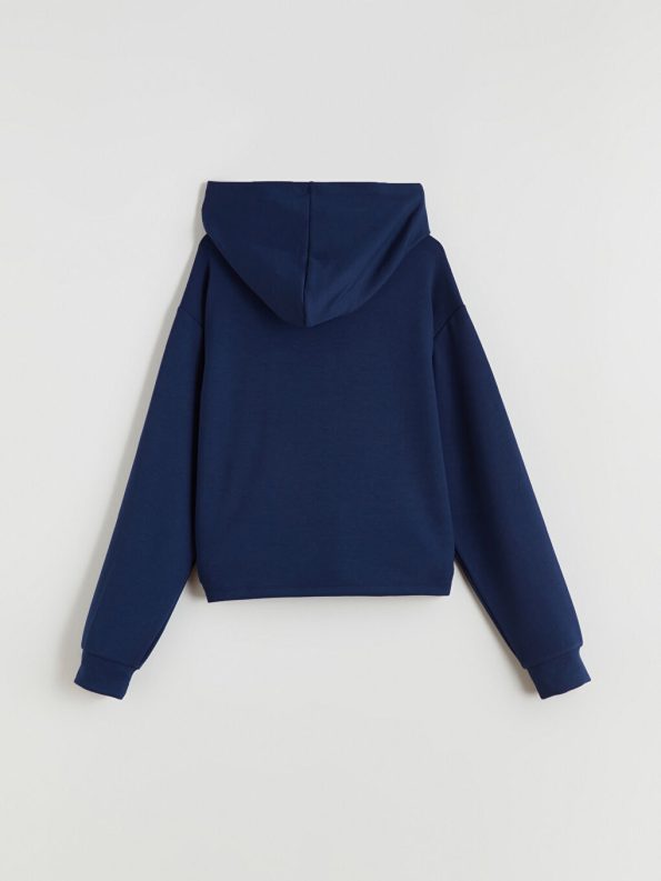 LCW Kids Navy Blue Hooded Girls' Tracksuit