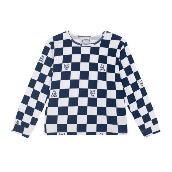 Navy No Bad Days Long Sleeve Pajama Set
