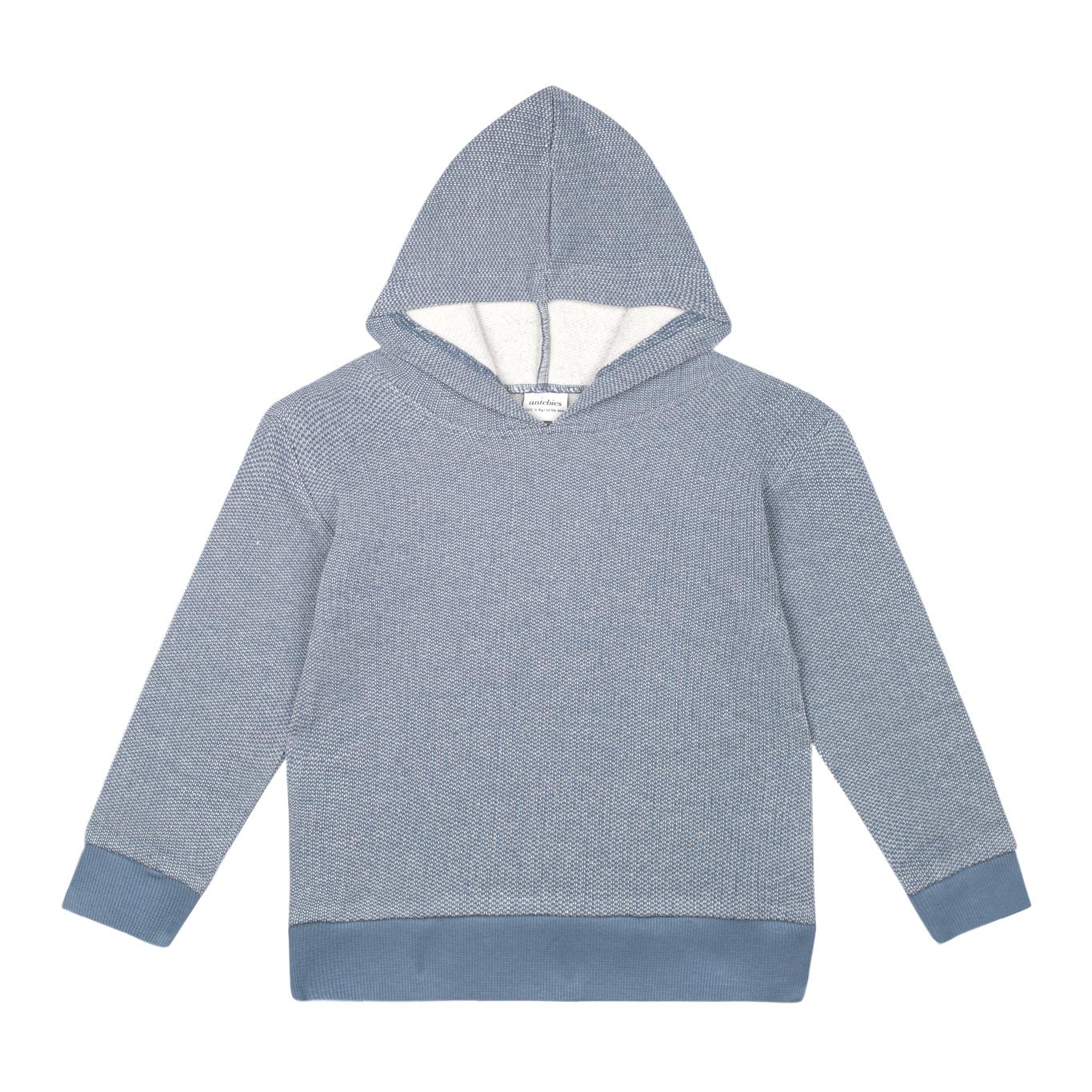 mavi-dokulu-futter-kapisonlu-esofman-takimi-7947.jpg Blue Textured Hoodie Tracksuit Set