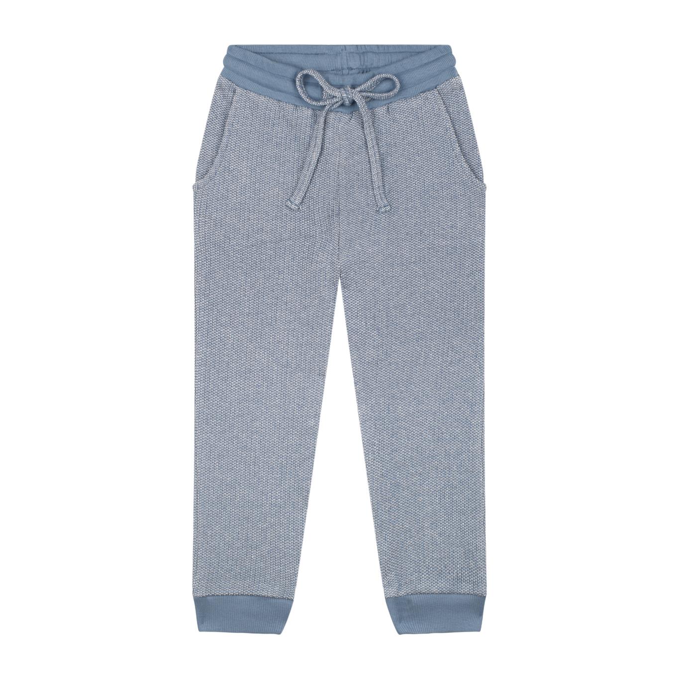 mavi-dokulu-futter-kapisonlu-esofman-takimi-7948.jpg Blue Textured Hoodie Tracksuit Set