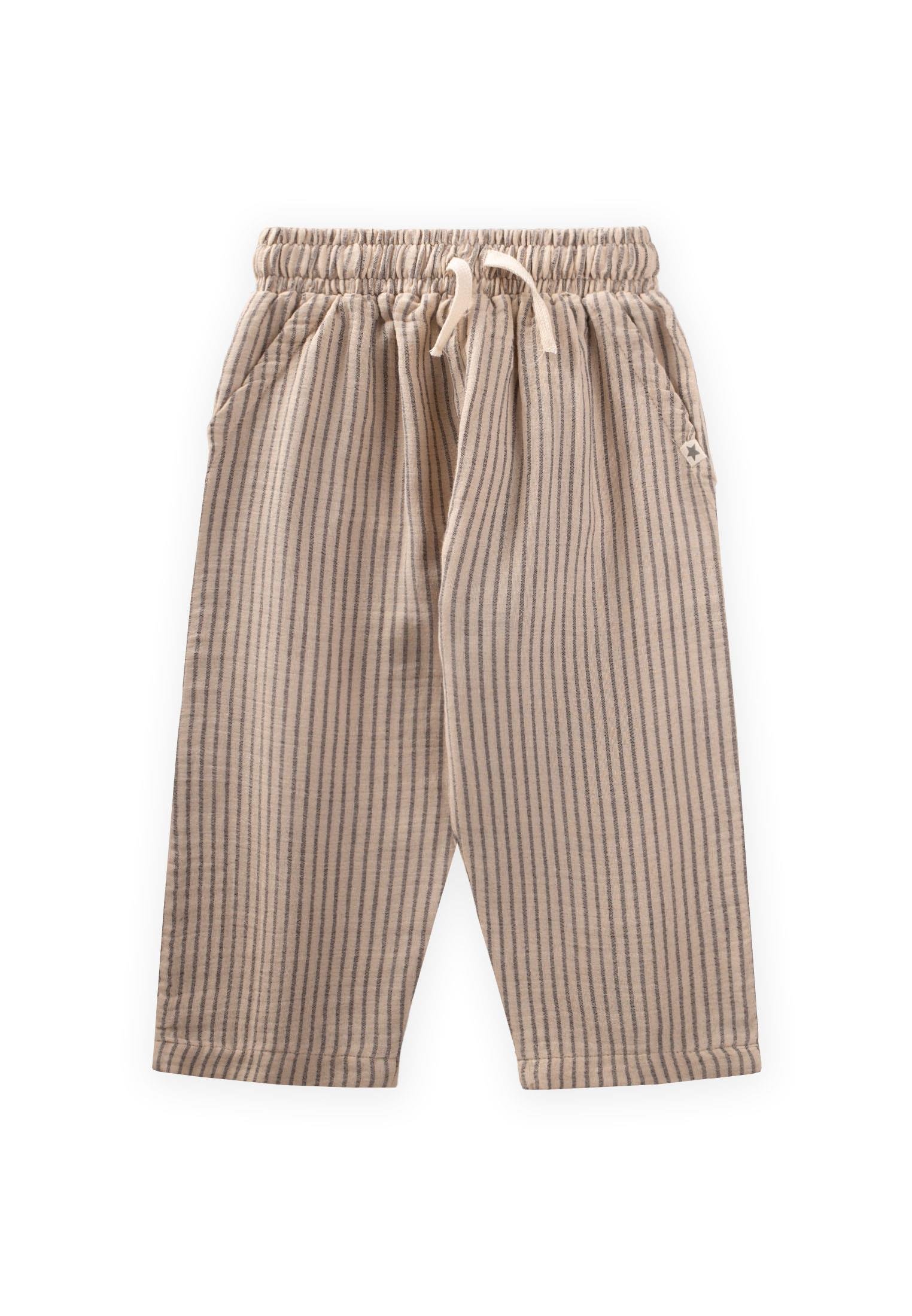 muslin-pantolon-1-7-yas-bej-ince-cizgi-94544.jpg Beige Striped Muslin Pants for Ages 1-10