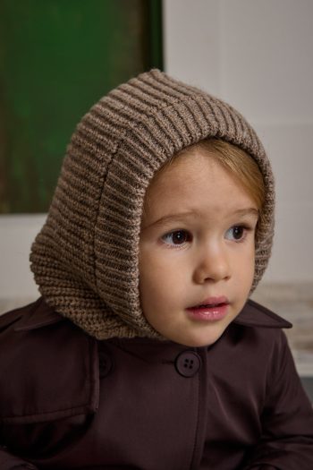 Knitted Children's Balaclava Hat Mink