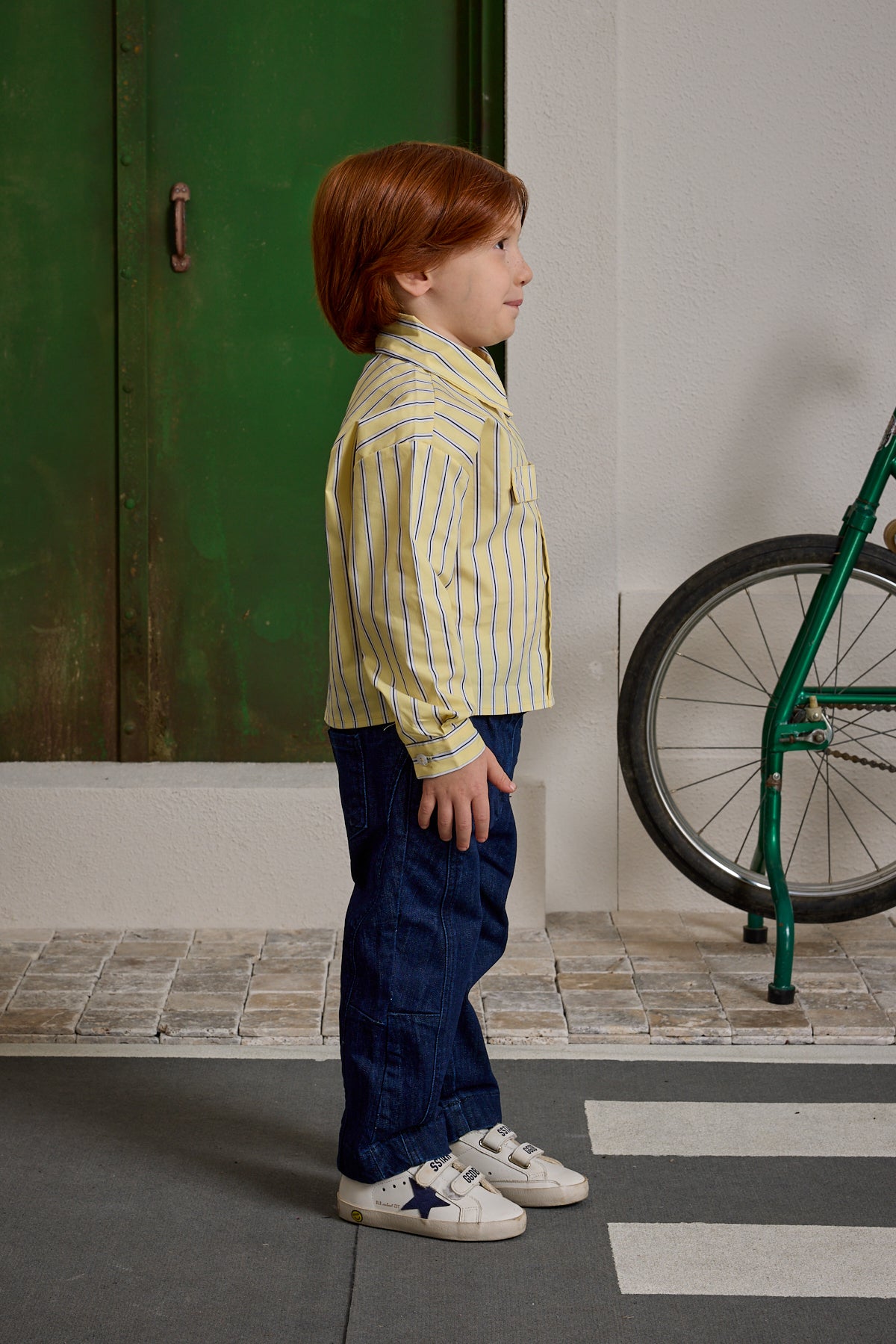 pat-detayli-cizgili-gomlek-sari-11331.jpg Striped Shirt with Patch Details Yellow