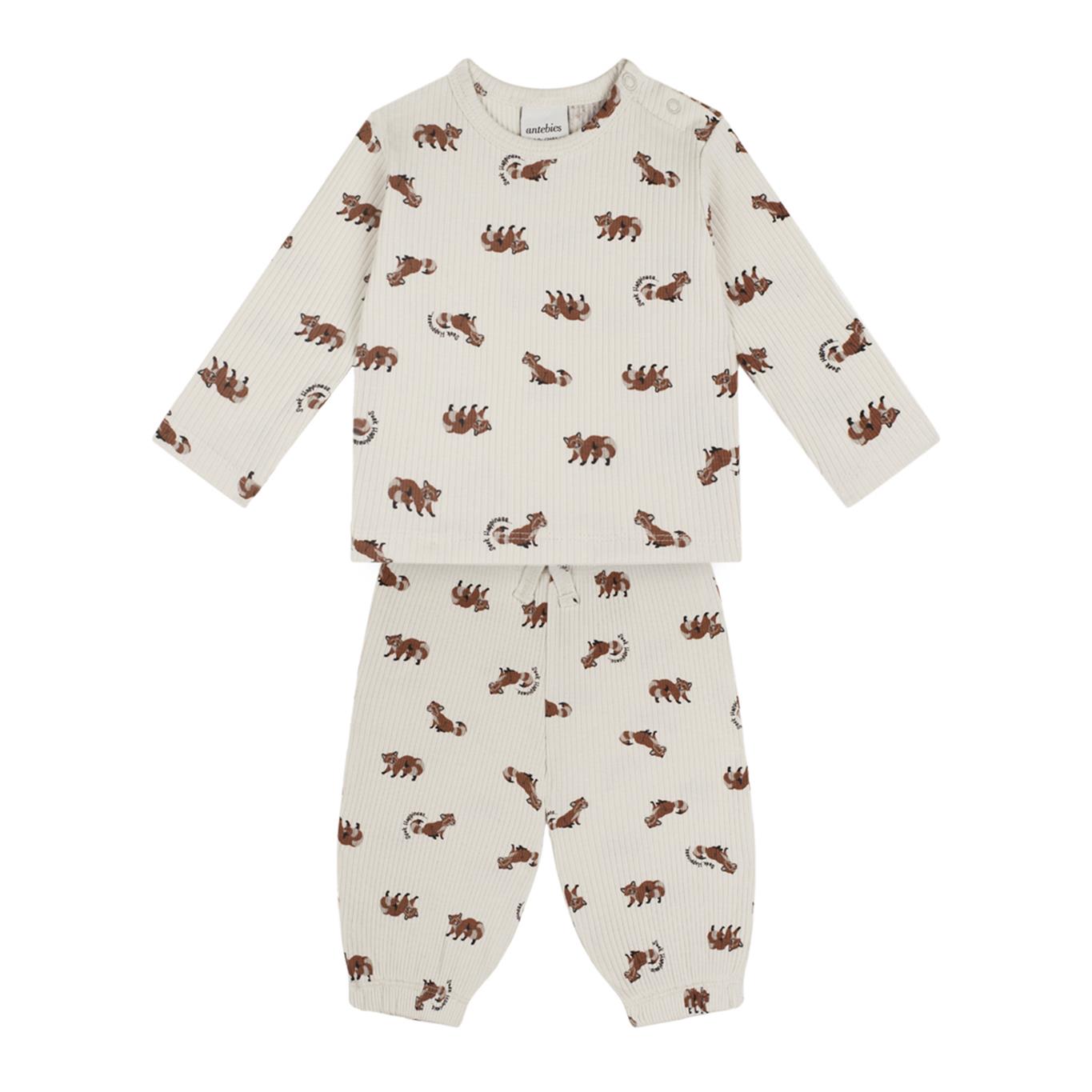 rakun-uzun-kollu-tshirt-pantolon-set-8509.jpg Raccoon Long Sleeve T-Shirt and Pants Set