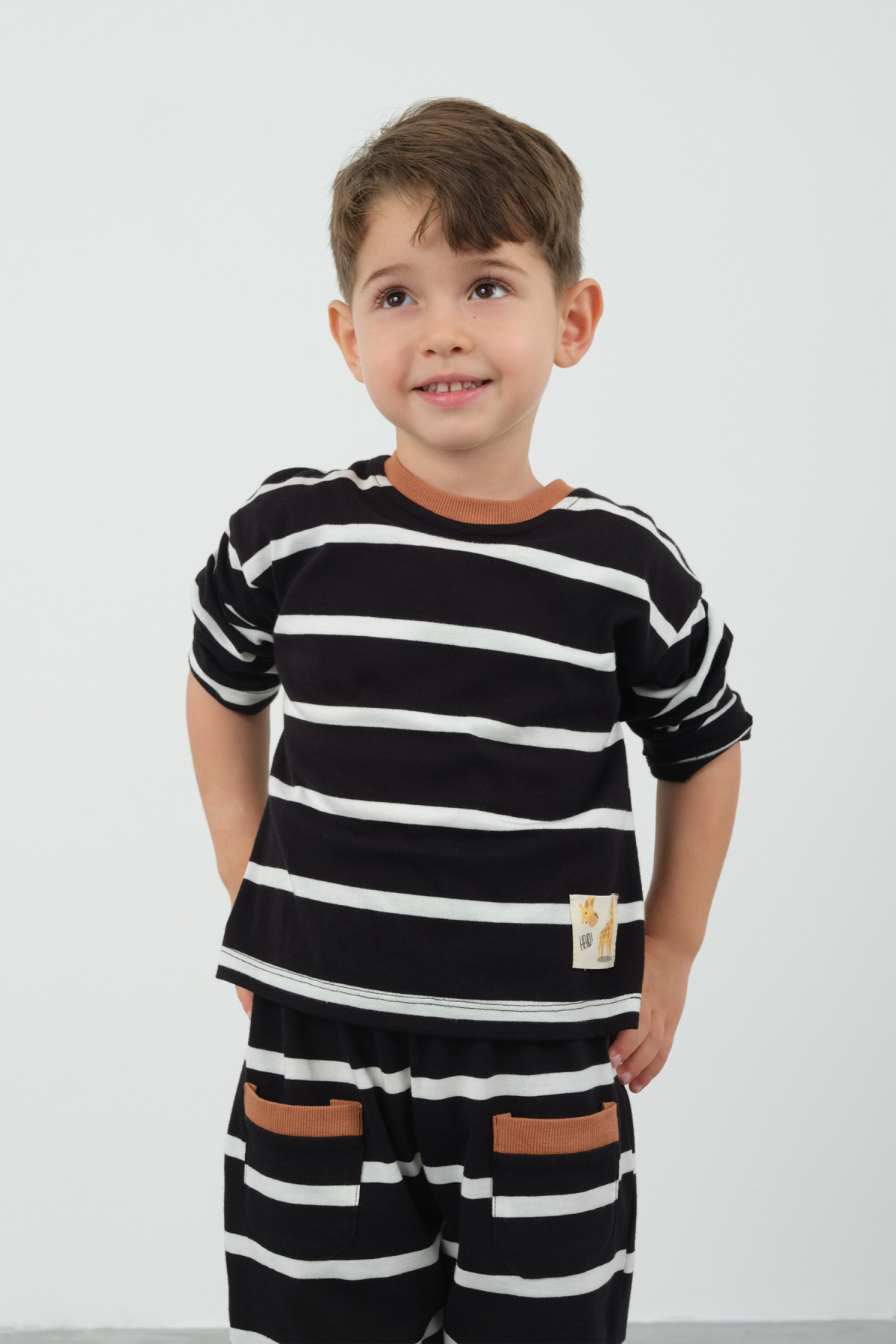 ribanali-takim-siyah-beyaz-takim-mioma-kids-756-19-O.jpg Striped Ribbed Set Black and White
