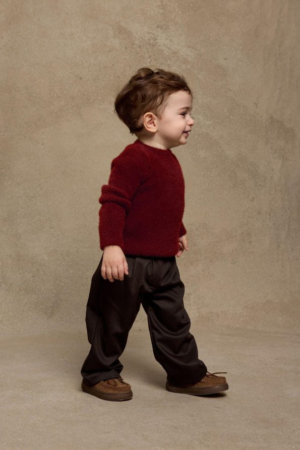 Soft Plush Sweater Burgundy