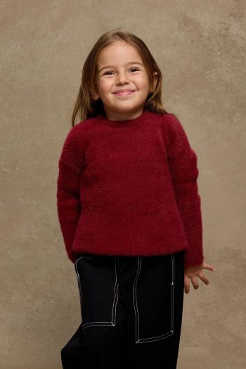 Soft Plush Sweater Red