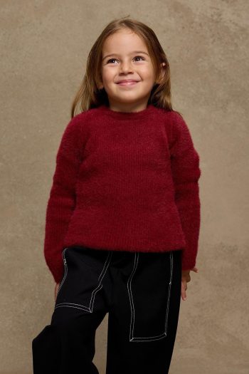Soft Plush Sweater Red