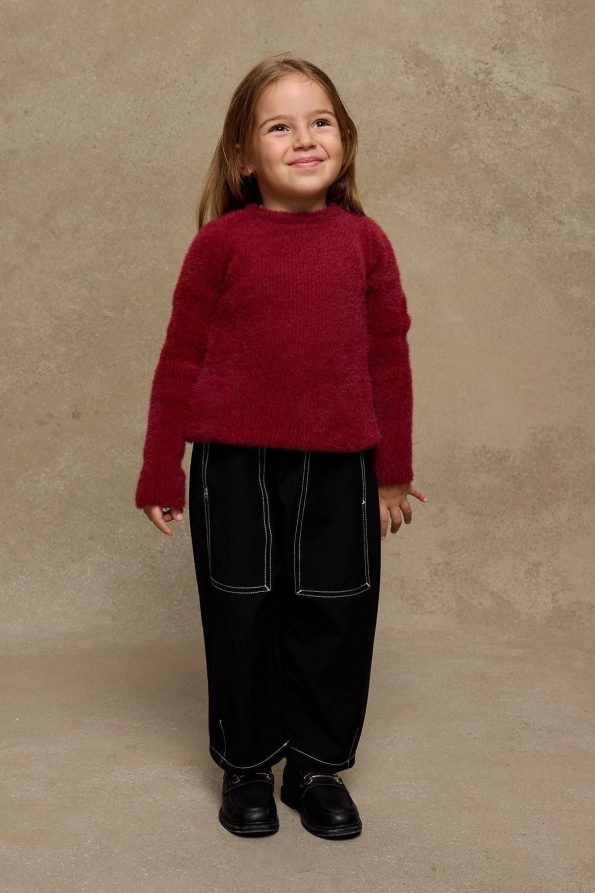 Soft Plush Sweater Red