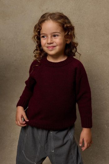 Burgundy Knit Sweater
