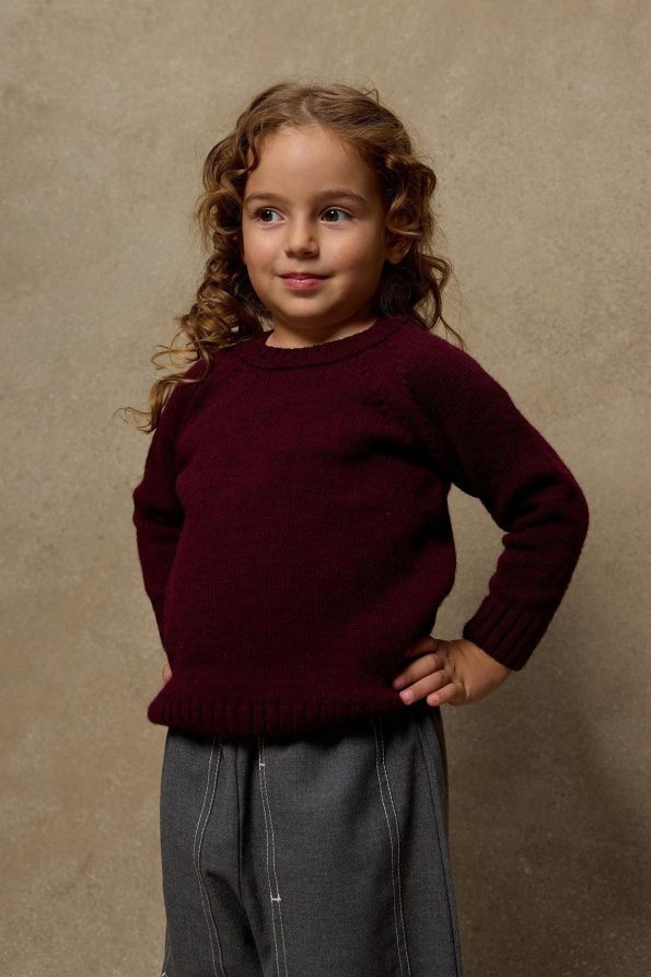 Burgundy Knit Sweater