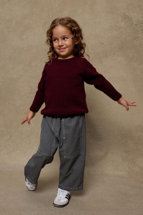 Burgundy Knit Sweater