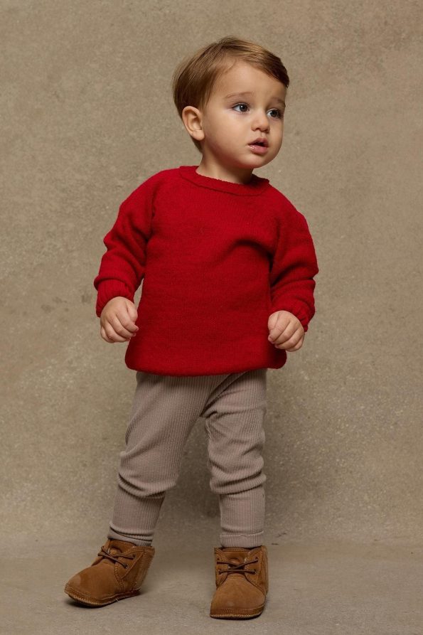 Red Knit Sweater