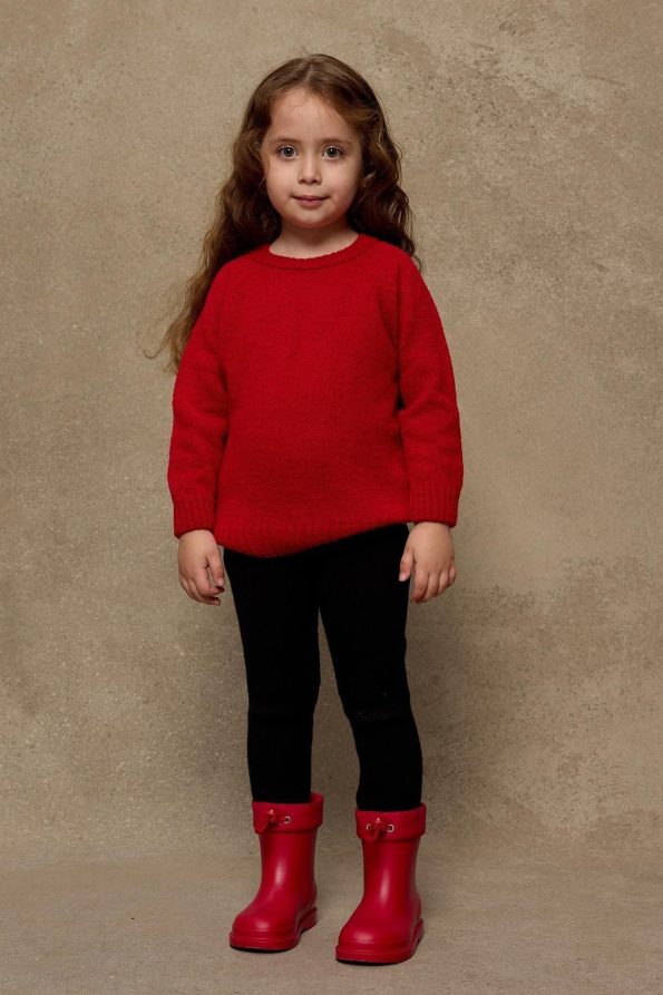 Red Knit Sweater