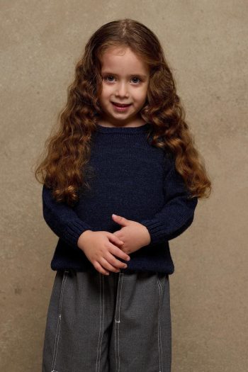 Navy Blue Knit Sweater