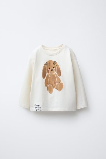 Bunny Watercolour Print T-Shirt
