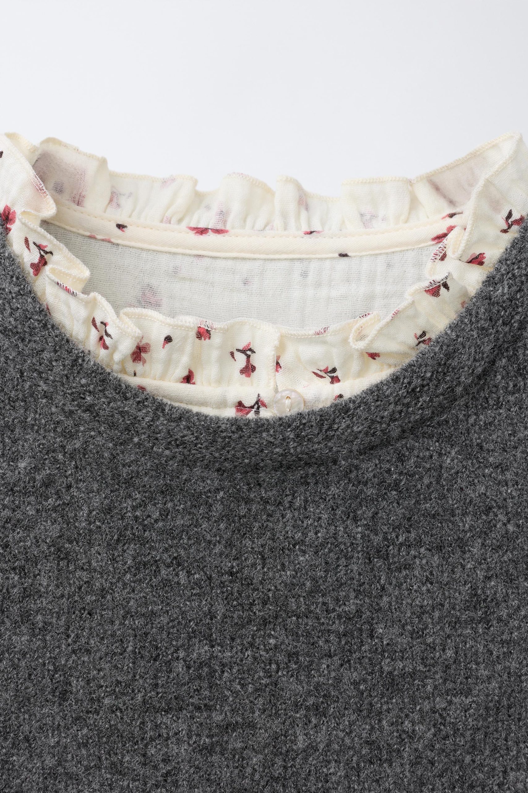 03153730712-e3-1.jpg Floral Dress with Knitted Waistcoat