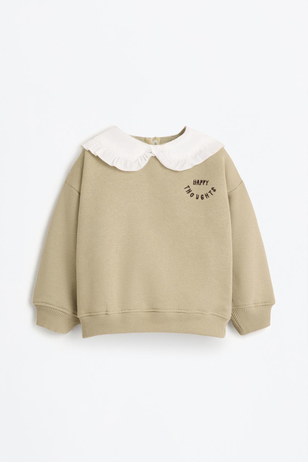 05049205519-A2.jpg Bicycle Neck Sweatshirt and Ribbed Leggings Set