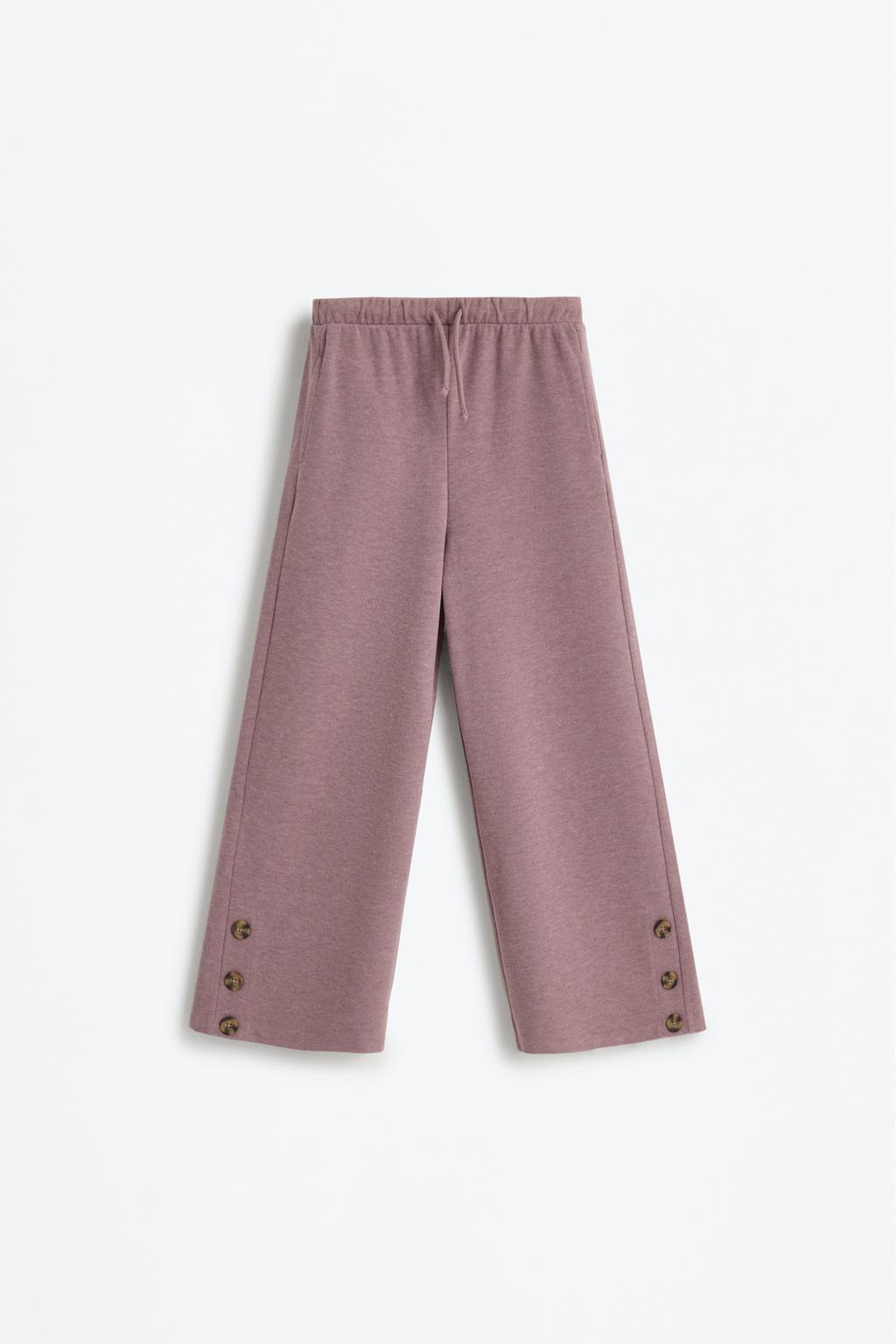 05114109664-A5.jpg Button-Detail Loose Fit Pants