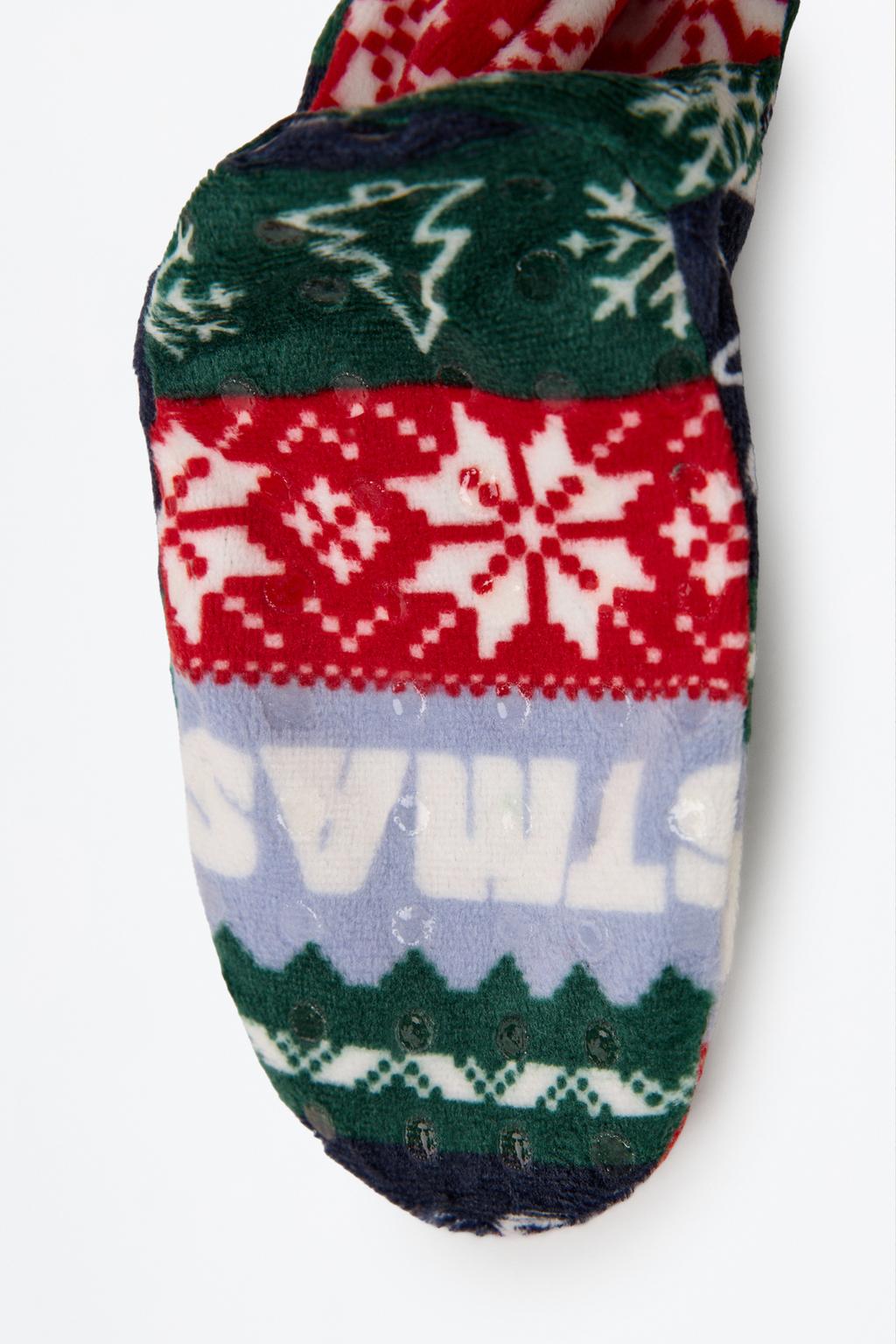 05139251403-A4.jpg Baby | Velvet Textured Romper with Christmas Trim