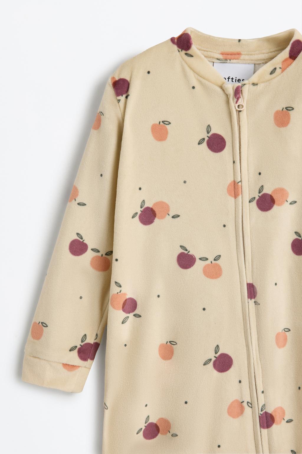 05139254721-A3.jpg Patterned Velvet Pajama Jumpsuit