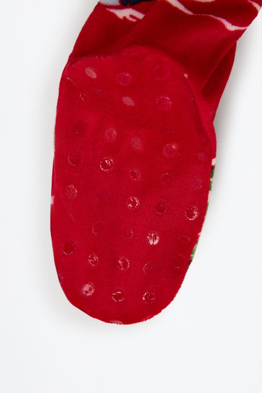 05139852600-A4.jpg Baby Velvet Textured Ski Print Romper