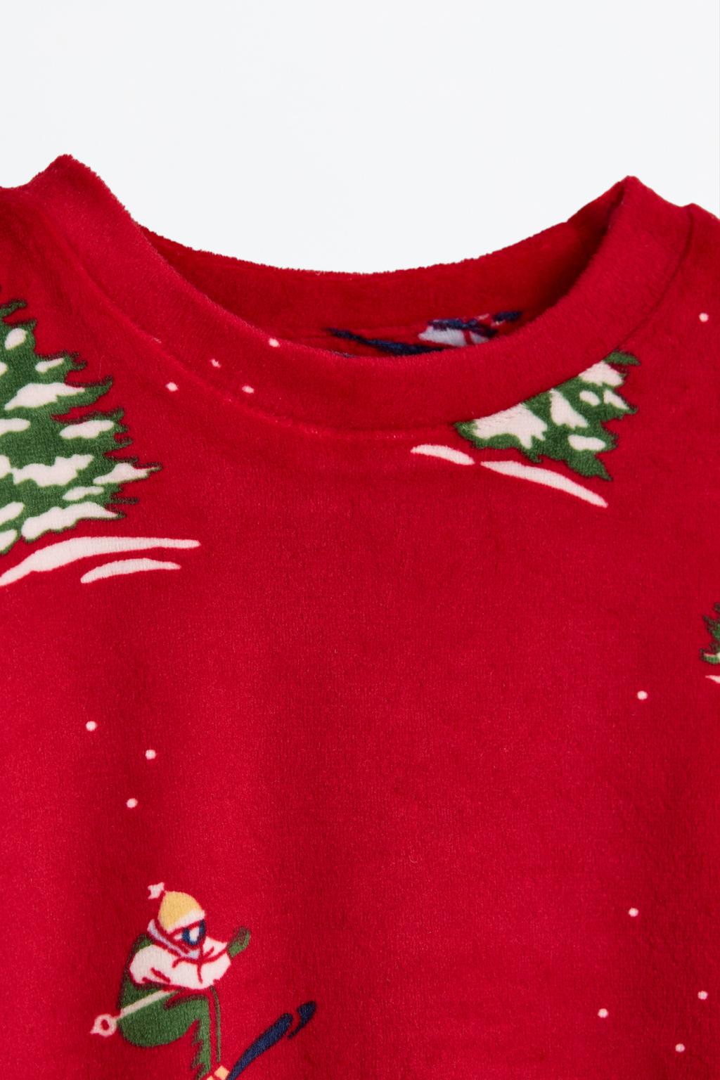 05139853600-A4-1.jpg Baby | Velvet Ski Pajama Set