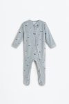 Patterned Velvet Onesie