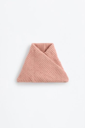 Cross-Over Ribbed Neckwarmer