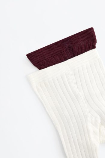 2-Pack Ribbed Tights Set