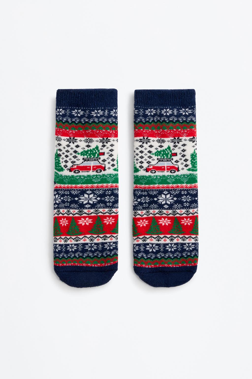 05264824015-A3.jpg Baby | Christmas Themed Car Patterned Socks