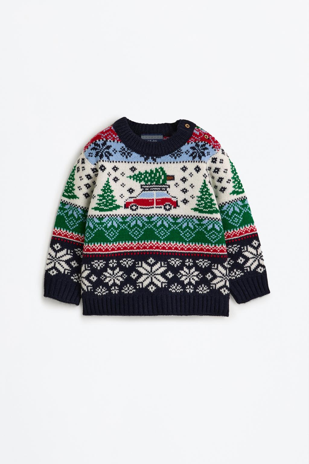 05604202401-A3.jpg Baby | Christmas Pattern Sweater