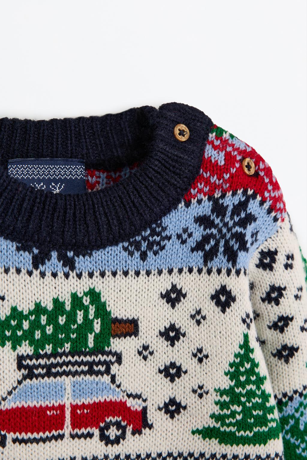 05604202401-A5.jpg Baby | Christmas Pattern Sweater