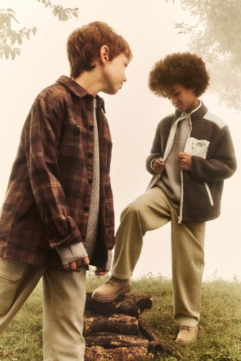 Panelled Faux Wool Jacket