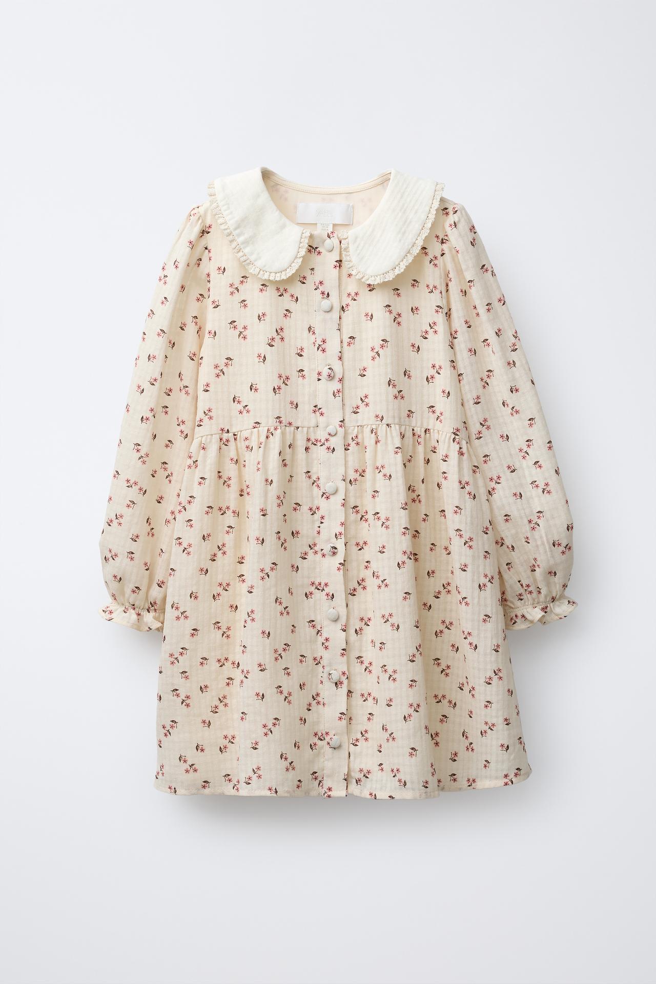 06420479712-e1.jpg Floral Dress with Contrast Collar