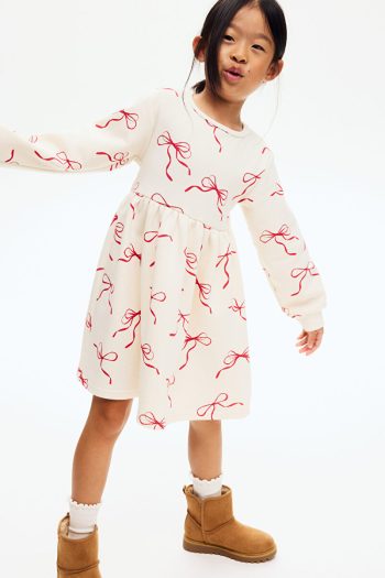 H&M Printed Sweatshirt Dress
