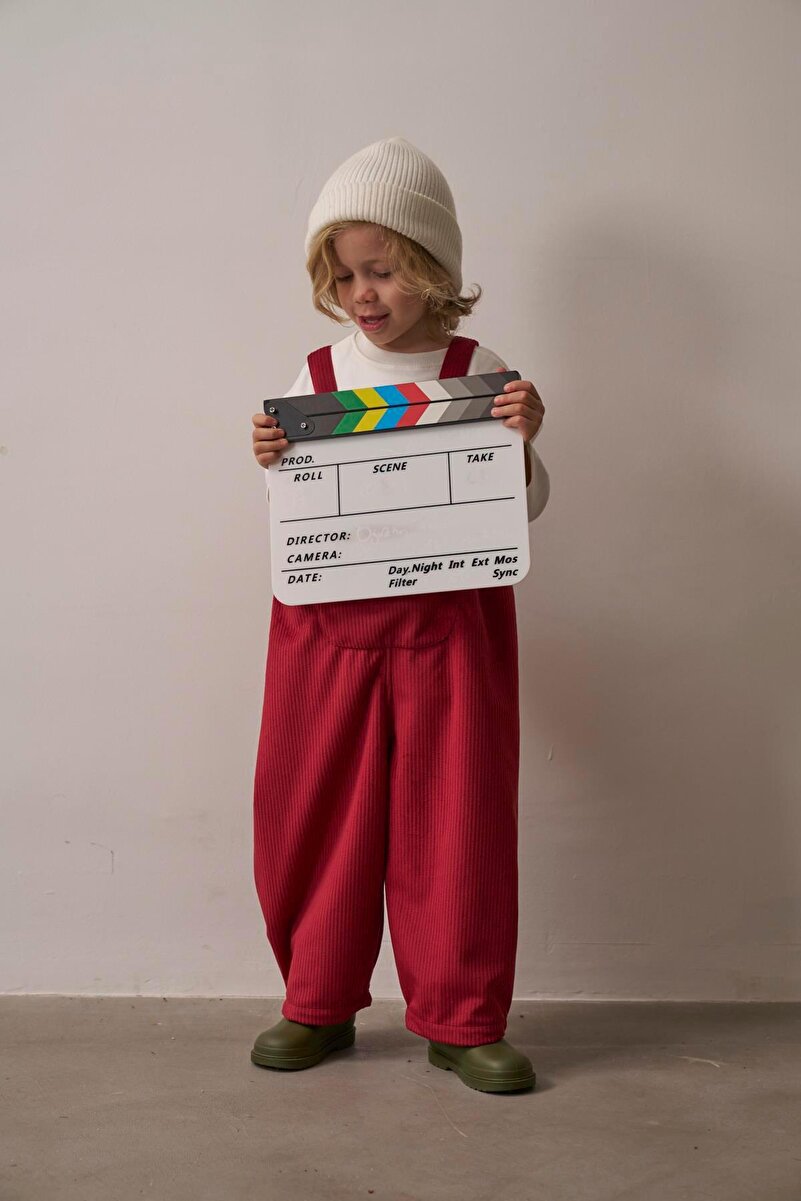 1_org_zoom-106.jpg Oh La La Koala Burgundy Velvet Children's Dungaree