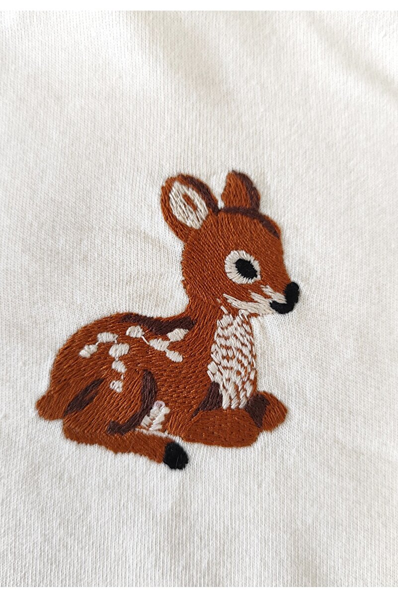 1_org_zoom-111.jpg Luppinos Baby Deer 2-Piece Cotton Embroidered Top Set