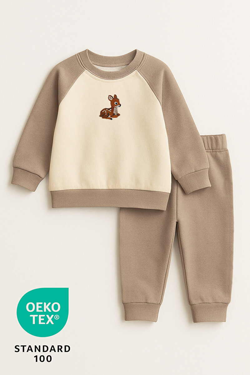 1_org_zoom-113.jpg Luppinos Baby Deer 2-Piece Cotton Embroidered Set