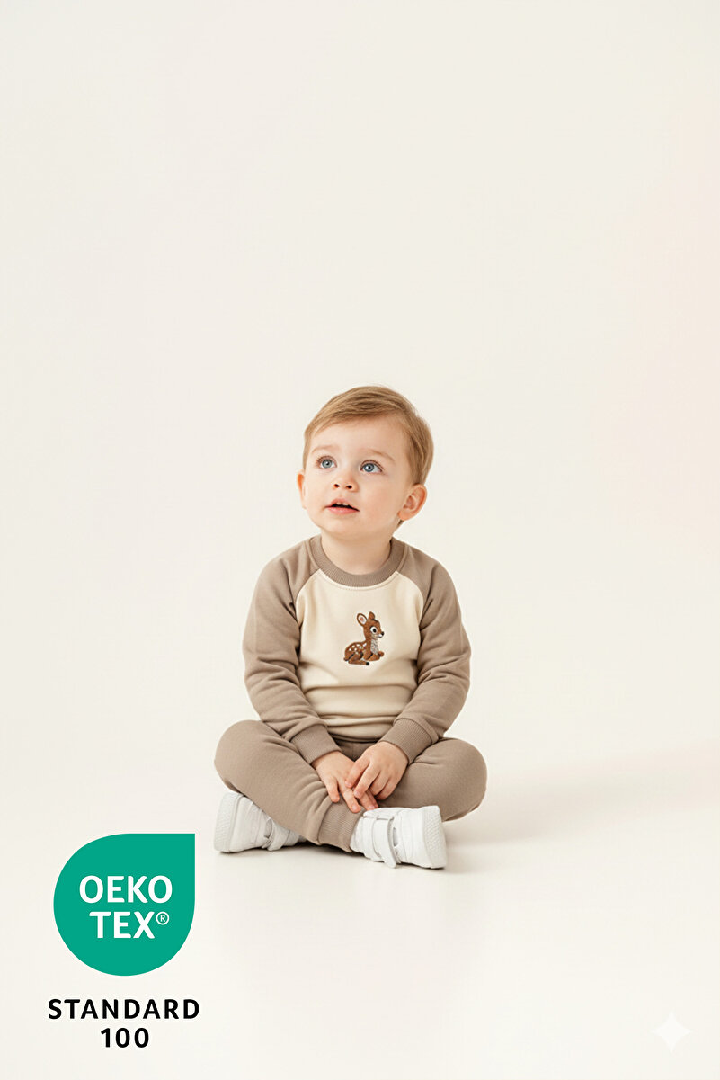 1_org_zoom-115.jpg Luppinos Baby Deer 2-Piece Cotton Embroidered Set