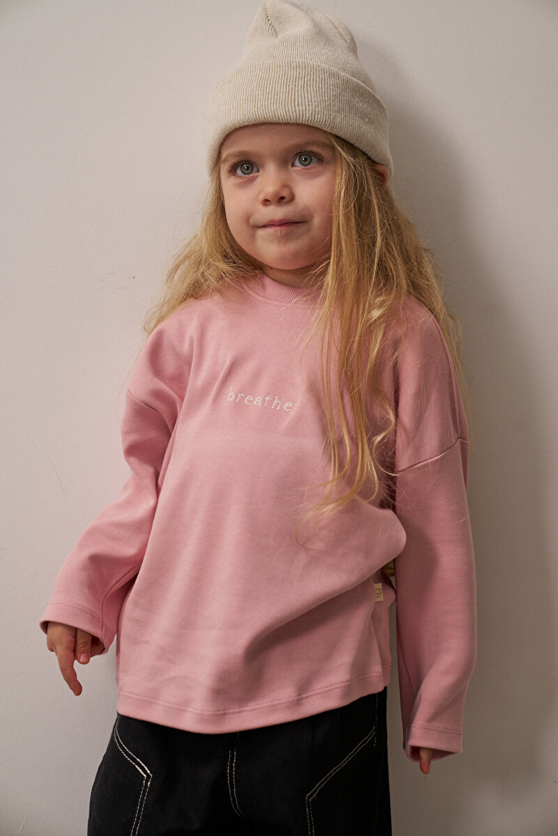 1_org_zoom-197.jpg Oh La La Koala Pink Embroidered Oversized Long Sleeve T-shirt
