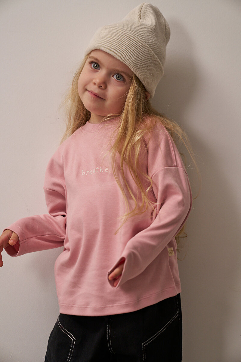 1_org_zoom-198.jpg Oh La La Koala Pink Embroidered Oversized Long Sleeve T-shirt