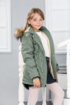 Jannock Girls Waterproof and Windproof Fur-Lined Removable Hooded Jacket